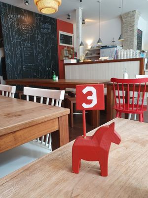 Interior at Karlsons Skandinavische Köstlichkeiten in Hamburg