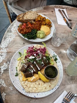 Both Meals Together   at Megan's at The Old Bell in St Albans