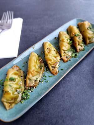 Gyozas vegetables at Island Poké in Colmar
