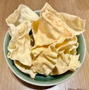 Poppadoms  at Flow in Dubai