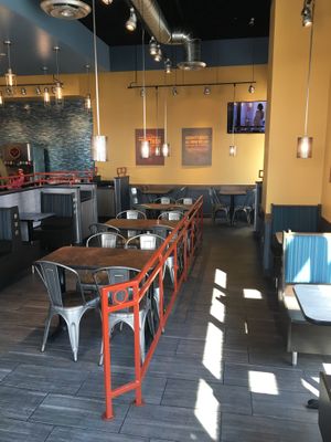 Dining area at Pancheros in Apple Valley