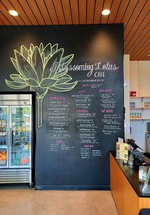 Interior wall at Blossoming Lotus in Portland