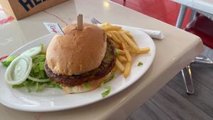 Vegan burger  #Veganuary at Tea for Two in Paphos