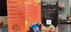 Menu at Armoniia 2 Xefs in Barcelona