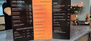 Menu at Armoniia 2 Xefs in Barcelona