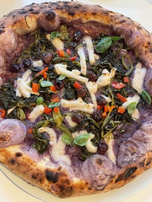 Violetta  at Al Catzone Pizza Napovegana in Berlin