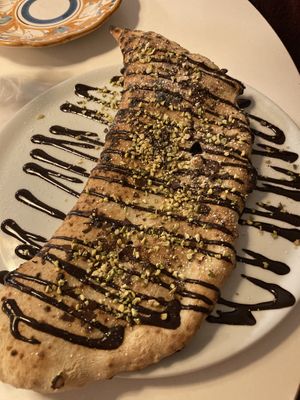 Calzone Nougat  at Al Catzone Pizza Napovegana in Berlin