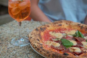 Diavola Pizza at Al Catzone Pizza Napovegana in Berlin