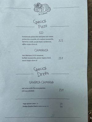 Specials July 2023  at Al Catzone Pizza Napovegana in Berlin