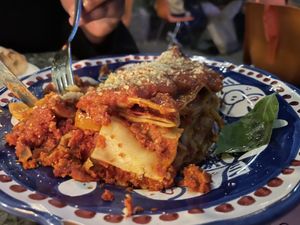 Lasagne  at Al Catzone Pizza Napovegana in Berlin