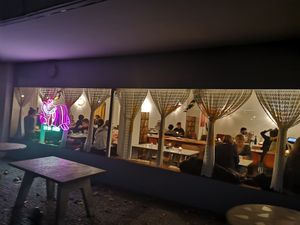 Outside at Al Catzone Pizza Napovegana in Berlin