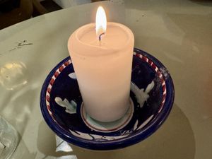 table decoration #Veganuary at Al Catzone Pizza Napovegana in Berlin