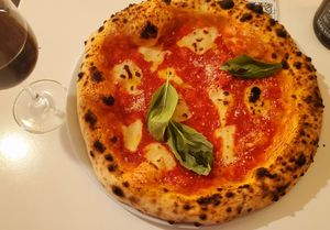 Margarita (lizzo) THE BEST at Al Catzone Pizza Napovegana in Berlin