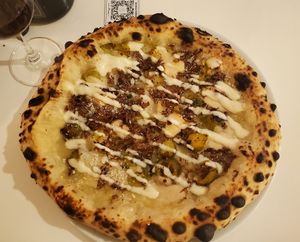 Pull pork, good but not my favorite at Al Catzone Pizza Napovegana in Berlin