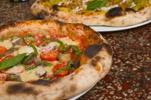 Billie pizza at Al Catzone Pizza Napovegana in Berlin