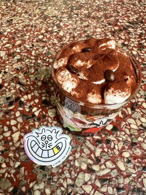 Tiramisu at Al Catzone Pizza Napovegana in Berlin