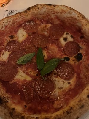 Diavola  at Al Catzone Pizza Napovegana in Berlin