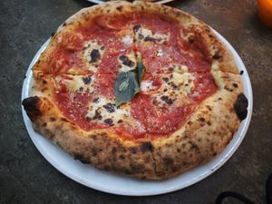 Margherita at Al Catzone Pizza Napovegana in Berlin