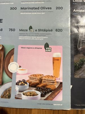   at OPA - Greek Street Food in Tirana