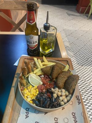 Athena Vegan Bowl Patate at OPA - Greek Street Food in Tirana