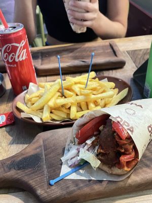   at OPA - Greek Street Food in Tirana