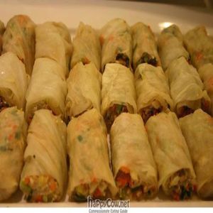 Cabbage rolls (one of my favorites) 
Westerners love them! at New Start Restaurant in Seoul