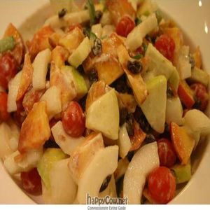 Fruit salad at New Start Restaurant in Seoul