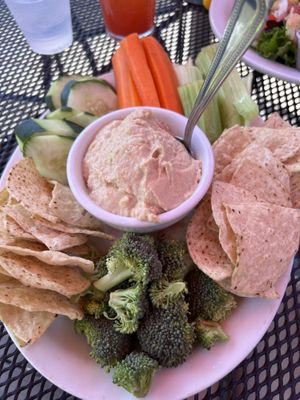 Hummus plate   at The Mishawaka in Bellvue
