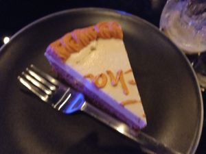 Vegan cake at Zenbu Kuro Eatery and Sushi Bar in Chiang Mai