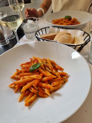 Penne Arrabbiata at La Dolcevita in Bellagio