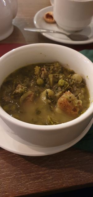 Bean and veggie soup at Il Piccolinos in Warwick