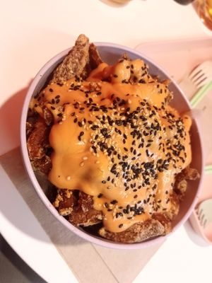 Karaage bowl at Tokyo Boom in Vienna