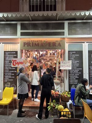   at Gelateria Primavera in Sorrento