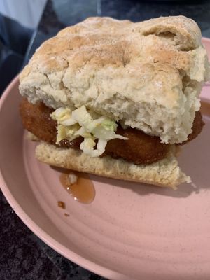 The PBC made vegan — SOOOO amazing  at Preservation Biscuit Company in Falls Church