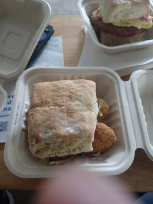 PBC and tots at Preservation Biscuit Company in Falls Church