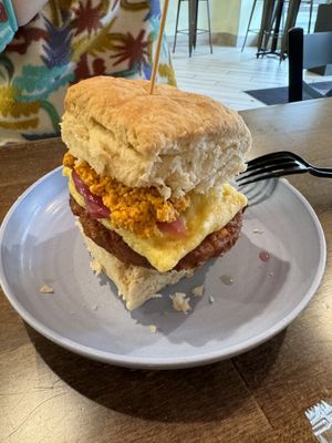 “The Brekkie” (Vegan)  at Preservation Biscuit Company in Falls Church