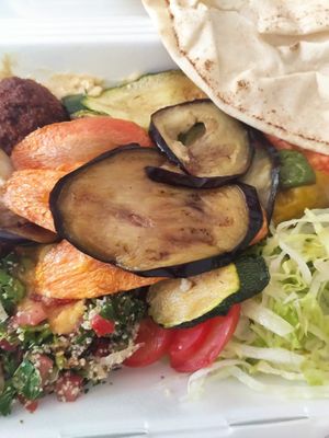 Vegetable dish (take away) at Hayati in Cologne