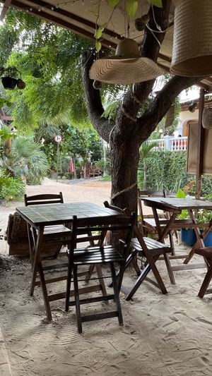 outdoor seatings  at Armazém do Burro in Jijoca De Jericoacoara