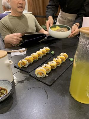 Mango rolls  at Plant A Seed Vegan in Penang