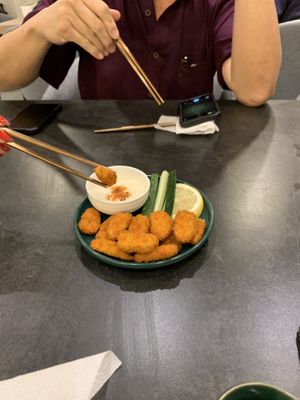 Fried tempeh  at Plant A Seed Vegan in Penang