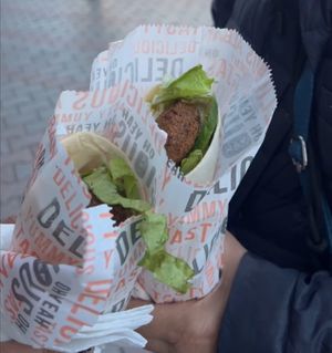   at Falafel House in Thessaloniki