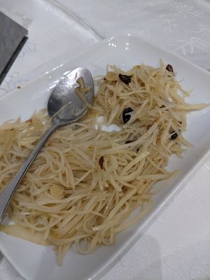 Szechuan sour potatoes at East Pearl in Athens