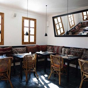 Inside  at Nomad in Marrakech