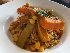 Barley veggie couscous   at Nomad in Marrakech