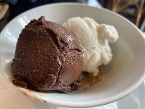 Ice cream and sorbet  at Nomad in Marrakech