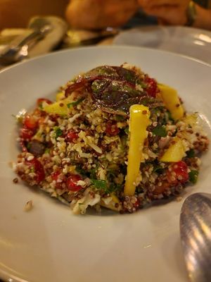Cauliflower tabbouleh starter at Nomad in Marrakech