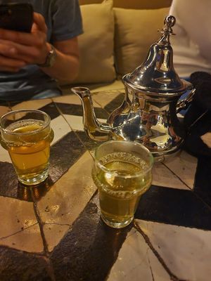 Mint tea at Nomad in Marrakech