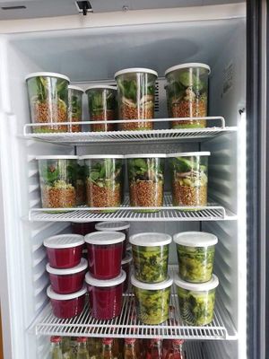 Salads and soups at Pachamama in Hannut