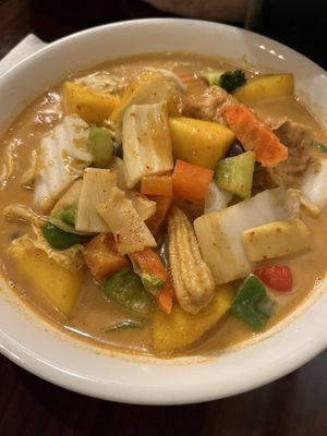 Mango curry jae  at Kao Thai Restaurant in Silver Spring