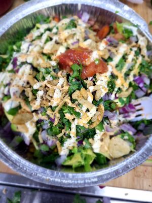 Loaded fries at Juice Me Up Café in North Little Rock